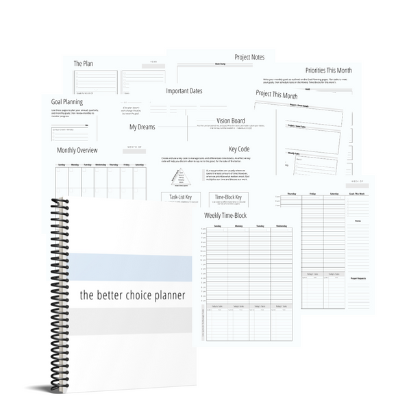 The Better Choice Planner