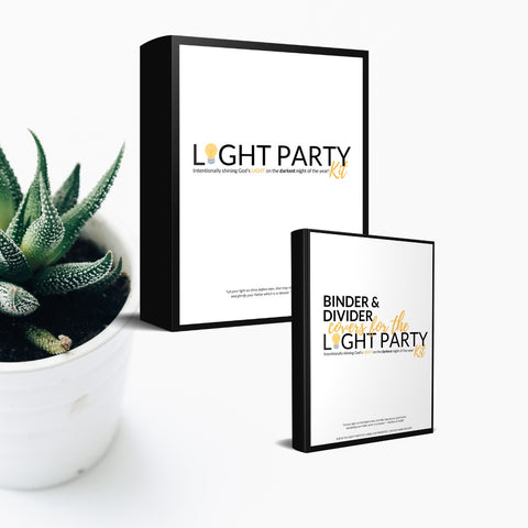 The Light Party Kit | Learn how to host a Light Party on the darkest night of the year (Halloween). 